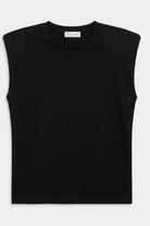 T-shirt nera smanicata con spalline - YES SHOPT-shirtWEILI ZHENGS26TS09-XXS1967248182771