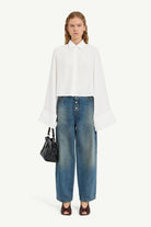Camicia in jacquard MM6 bianca - YES SHOPCamicieMM6 MAISON MARGIELAS52DT0044M35737/0035-IT 349764118162771