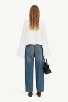 Camicia in jacquard MM6 bianca - YES SHOPCamicieMM6 MAISON MARGIELAS52DT0044M35737/0035-IT 349764118162771