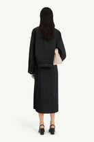 Camicia in cotone effetto speculare MM6 nera - YES SHOPCamicieMM6 MAISON MARGIELAS52DT0058M35256/899-IT 347954118162771