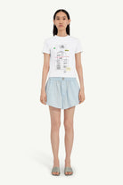 T-shirt con stampa grafica MM6 bianca - YES SHOPT-shirtMM6 MAISON MARGIELAS52GC0360M20185/100-XXS3669908162771