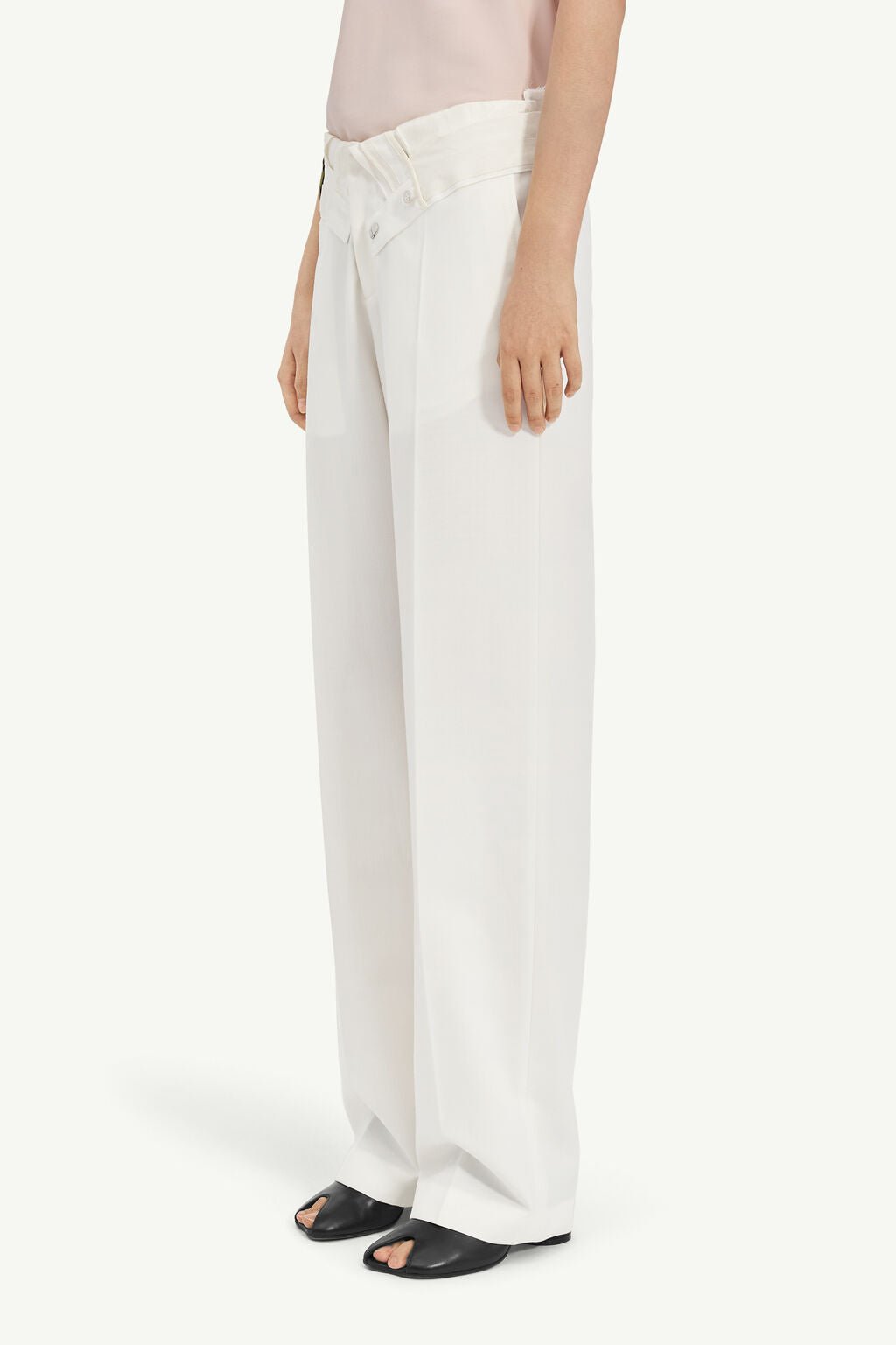 Pantalone panna vita rovesciata con etichetta verde MM6 - YES SHOPPantaloniMM6 MAISON MARGIELAS52KA0559M35436/103-IT 349354118162771