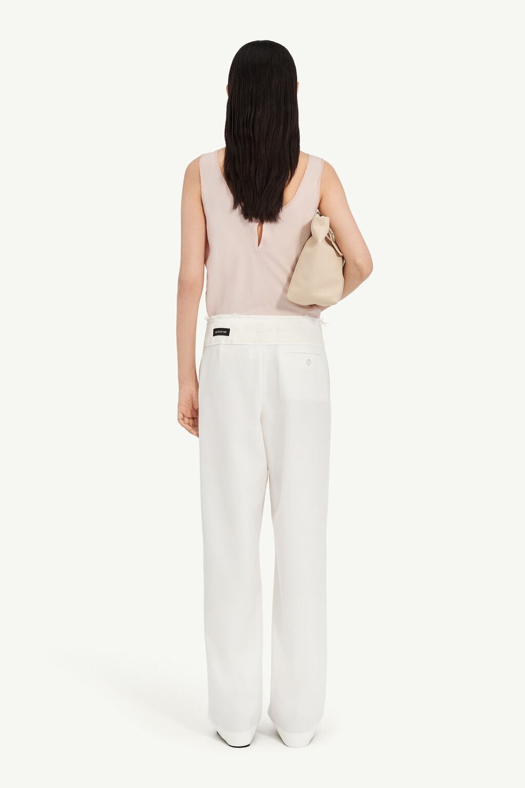 Pantalone panna vita rovesciata con etichetta verde MM6 - YES SHOPPantaloniMM6 MAISON MARGIELAS52KA0559M35436/103-IT 349354118162771