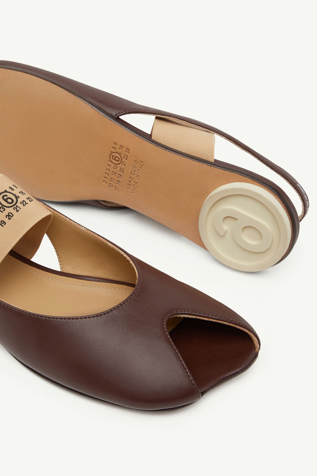 Slingback Anatomic Numeric MM6 marrone - YES SHOPBallerineMM6 MAISON MARGIELAS59WP0212P3628/T2259-IT 361559908162771