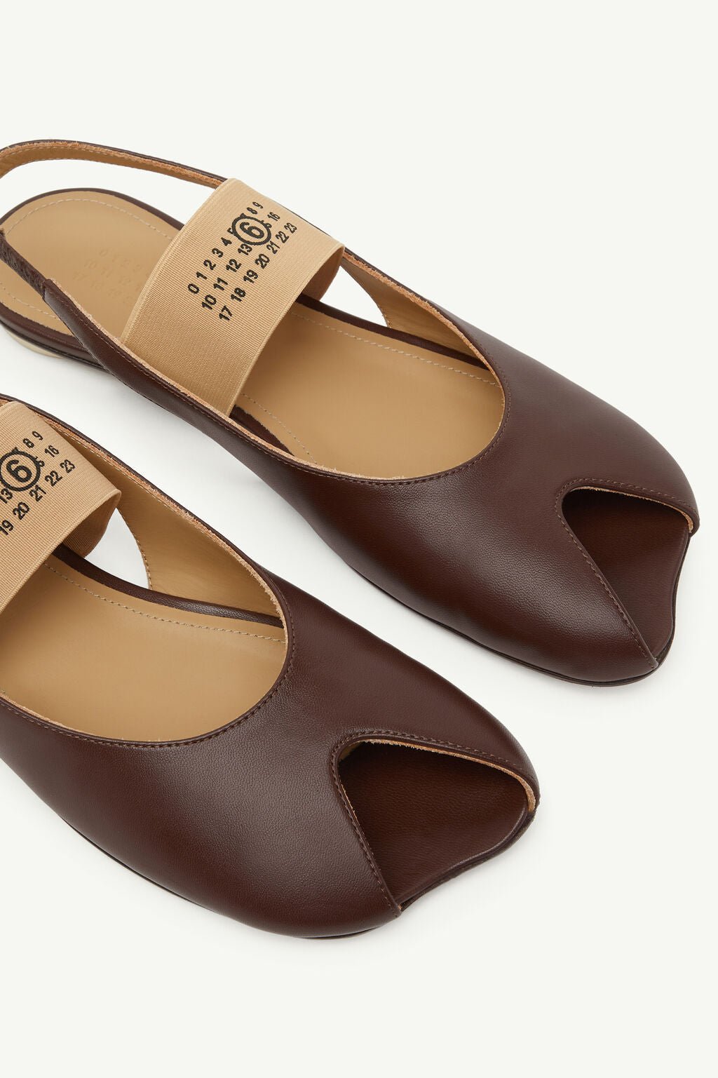 Slingback Anatomic Numeric MM6 marrone - YES SHOPBallerineMM6 MAISON MARGIELAS59WP0212P3628/T2259-IT 361559908162771