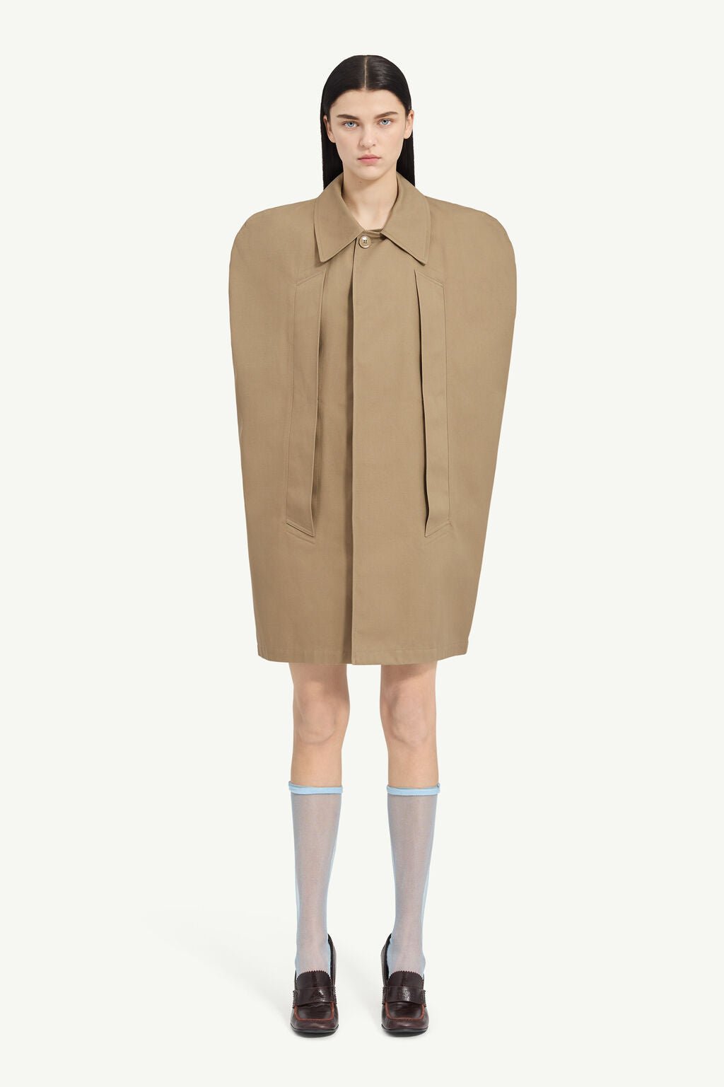 Cappa a mantella totora in cotone impermeabile - YES SHOPCappottiMM6 MAISON MARGIELAS62AA0101/M35887-IT 343785549676771