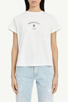 T-shirt slim in cotone bianca con firma logo - YES SHOPT-shirtMM6 MAISON MARGIELAS62GD0216/M86-XXS2078485344771