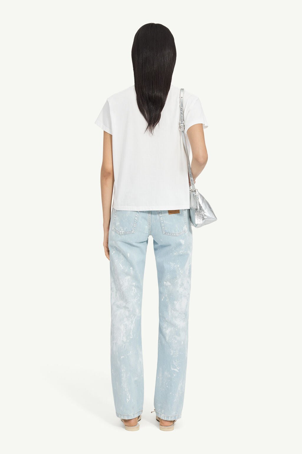 T-shirt slim in cotone bianca con firma logo - YES SHOPT-shirtMM6 MAISON MARGIELAS62GD0216/M86-XXS2078485344771