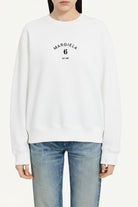 Felpa bianca con firma logo a contrasto - YES SHOPFelpeMM6 MAISON MARGIELAS62GU0145/M25014-XXS8290108863771
