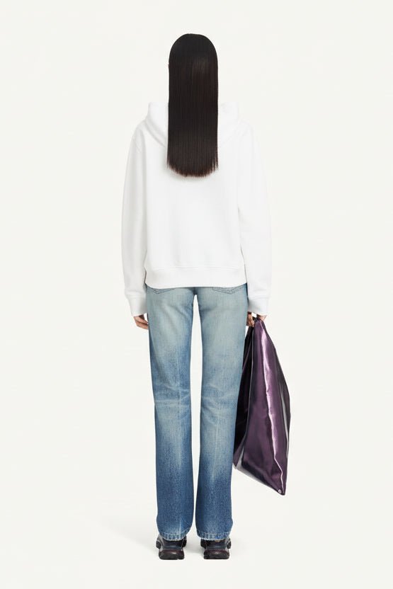 Felpa bianca con firma logo a contrasto - YES SHOPFelpeMM6 MAISON MARGIELAS62GU0145/M25014-XXS8290108863771