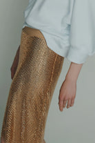 Gonna midi in rete di strass bronzo - YES SHOPGonneCIRCUS HOTELH6SS04-IT 341189908162771