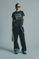 Jeans con maxi risvolto e catena strass - YES SHOPJeansCIRCUS HOTELH6SY05-IT 349179908162771