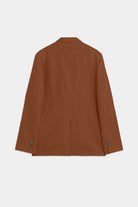 Giacca bruciato doppiopetto con bottoni cabochon turchese - YES SHOPGiaccheA PAPER KIDS6PKWOBL037-IT 347055448182771