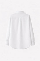 Camicia oversize bianca con applicazioni - YES SHOPCamicieA PAPER KIDS6PKWOSI153-IT 343655448182771