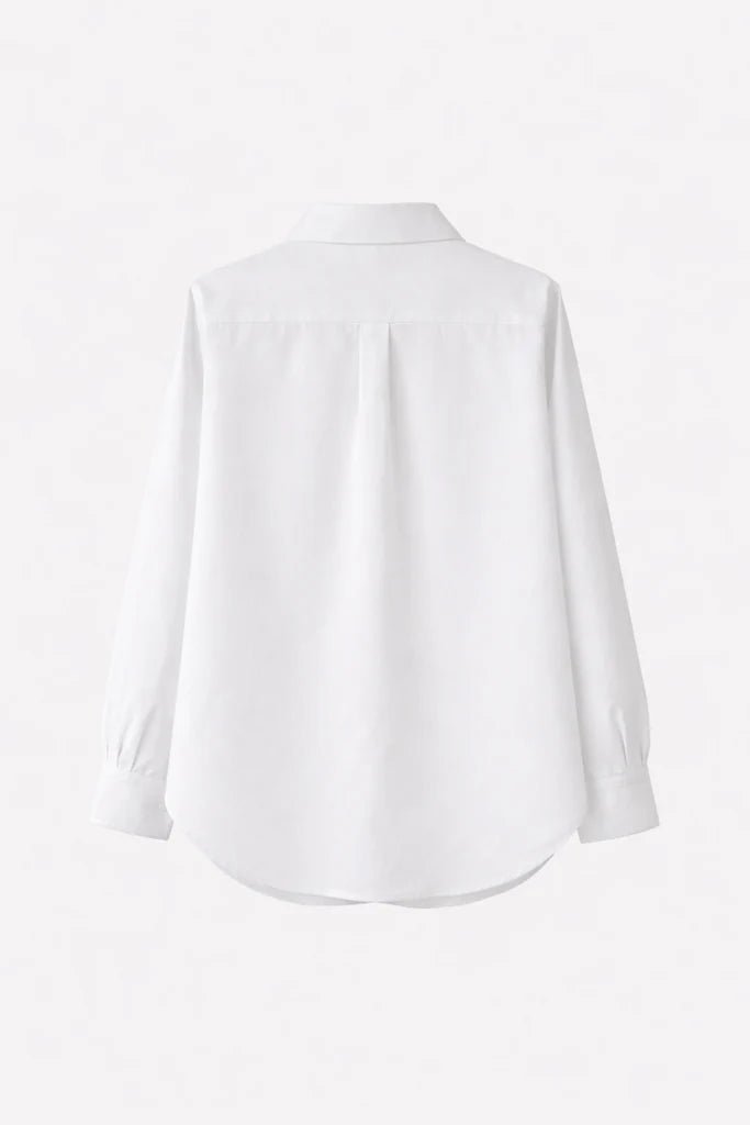 Camicia oversize bianca con applicazioni - YES SHOPCamicieA PAPER KIDS6PKWOSI153-IT 343655448182771