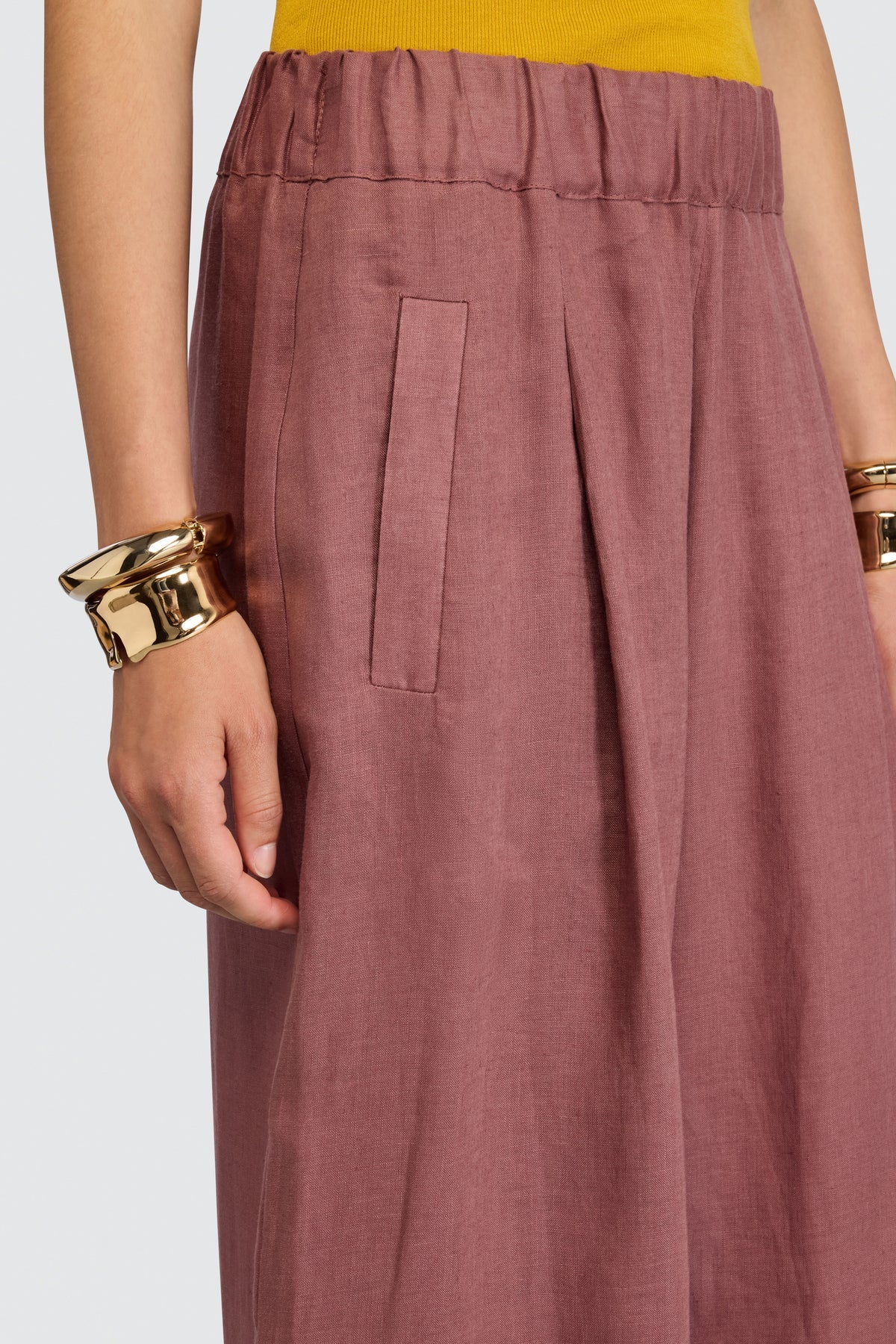 Pantalone Jhonny in lino cipolla - YES SHOPPantaloniSEMICOUTURES6SN38-IT 341404451104771