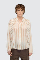 Camicia Lola a righe beige - YES SHOPCamicieSEMICOUTUREY6SK60-IT 347034118162771