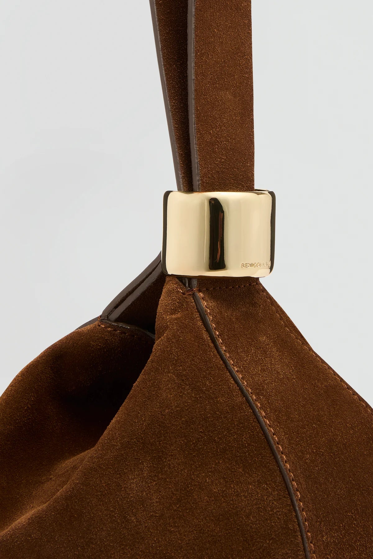 Borsa Baily in suede cammello con manico a bracciale regolabile - YES SHOPBorse a manoSEMICOUTUREY6SX03-Taglia unica7344118162771