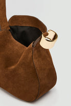 Borsa Baily in suede cammello con manico a bracciale regolabile - YES SHOPBorse a manoSEMICOUTUREY6SX03-Taglia unica7344118162771