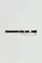 Cintura Osoa in pelle nera con fibbia metallica - YES SHOPCintureSEMICOUTUREY6SX66-Taglia unica8544118162771