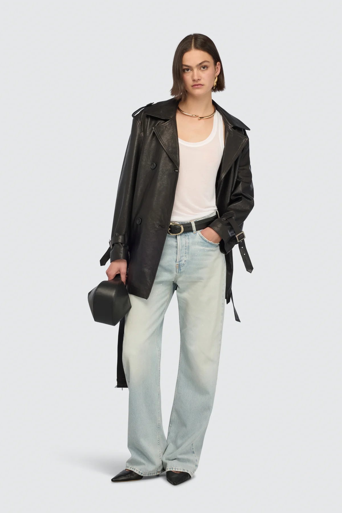 Jeans Delma in denim candeggiato con schizzi - YES SHOPJeansSEMICOUTUREY6SY40-W245734118162771