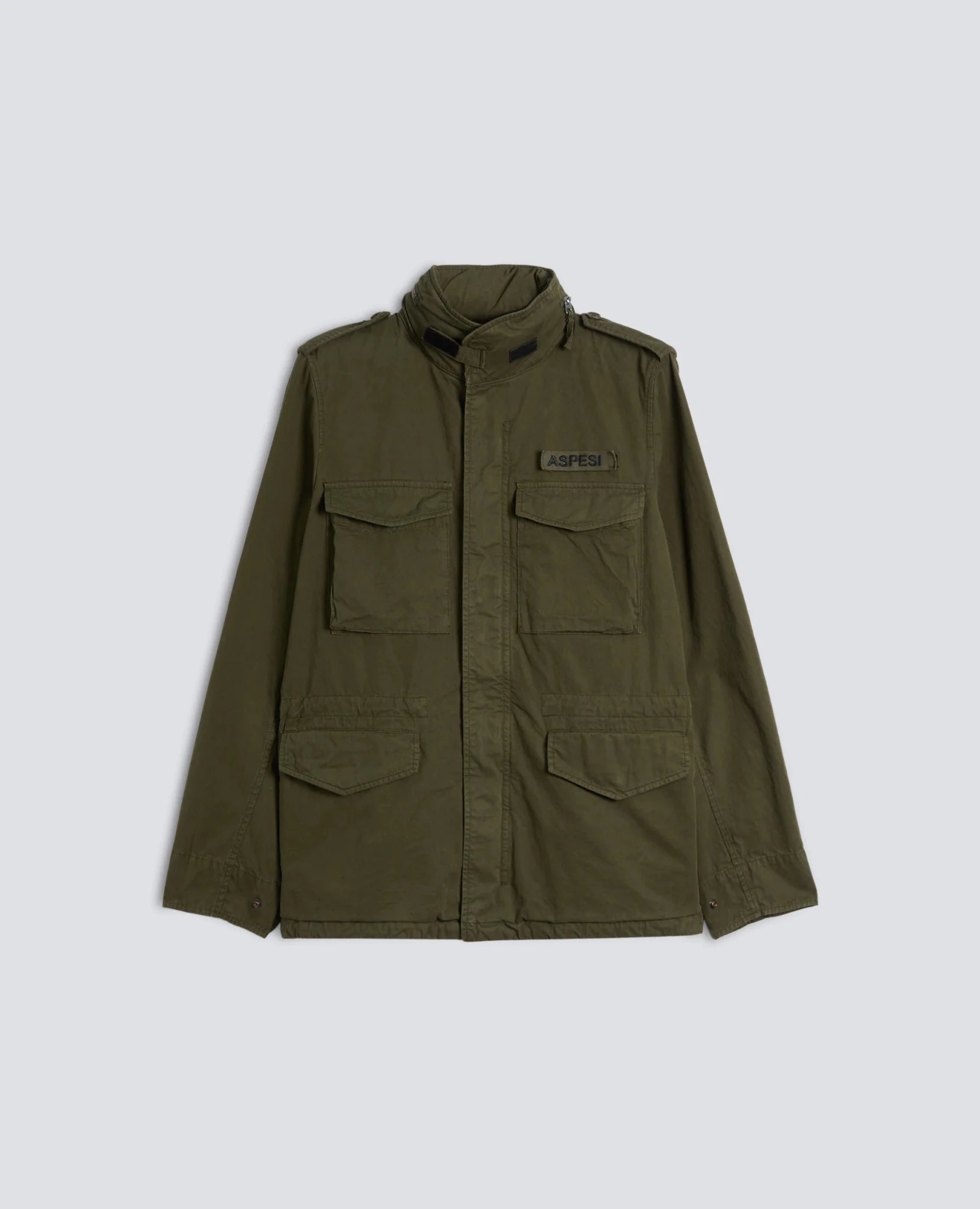 Giubbotto minifield in cotone verde militare - YES SHOPGiubbottiASPESIS6A CG20  A262-XXS3528659254771