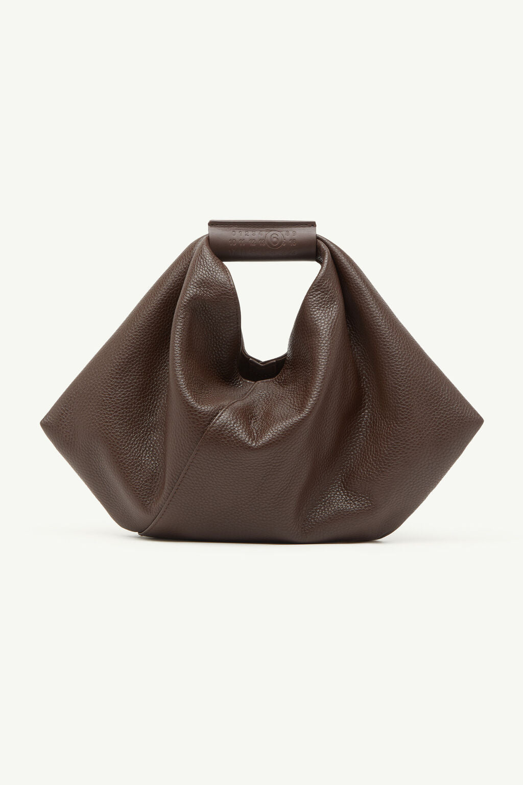 Borsa MM6 a Mano in Pelle Japanese Draped Mini Moro