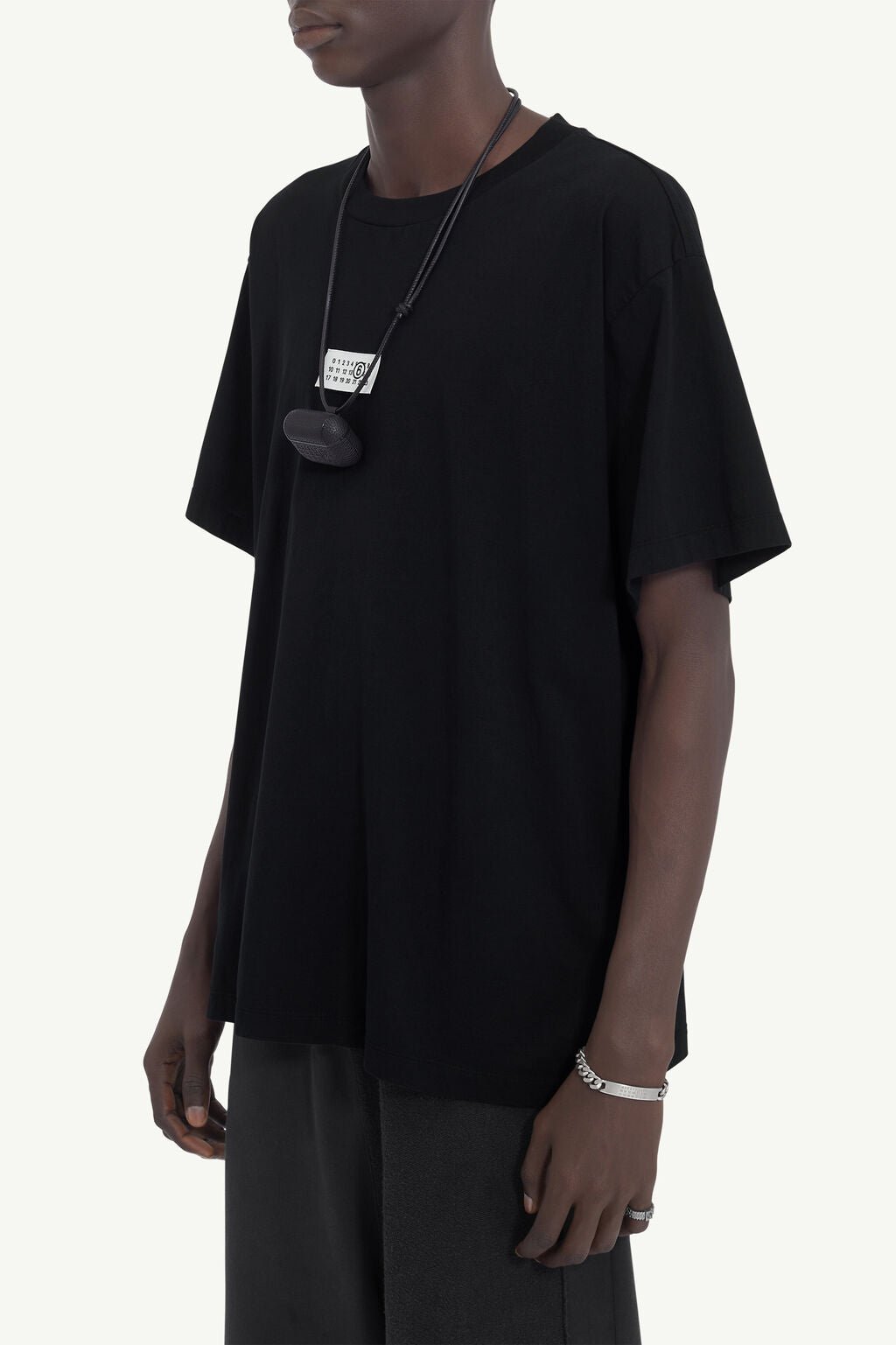 T-shirt logo numeric in cotone nero - YES SHOPT-shirtMM6 MAISON MARGIELASH0GC0032M20170900-XXS7732305742771