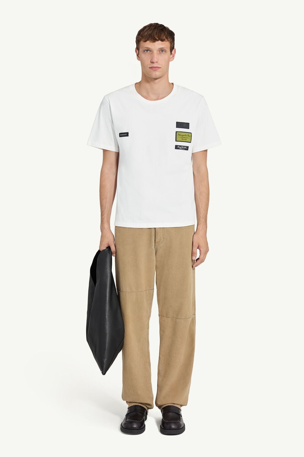 T-shirt bianca con patch - YES SHOPT-shirtMM6 MAISON MARGIELASH0GC0069S24311101-XXS1552305742771