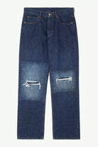 Jeans a gamba dritto indaco con patch - YES SHOPJeansMM6 MAISON MARGIELASH0JA0043M30055-W297352075569871