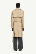 Trench doppiopetto beige con logo sul braccio - YES SHOPCappottiMM6 MAISON MARGIELASH2AH0018 M35858-IT 425537292282771