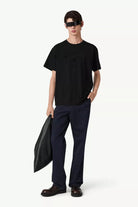 T-shirt nera con stampa "MARGIELA 6" - YES SHOPT-shirtMM6 MAISON MARGIELASh2GC0048 M20048-XXS7762075569871
