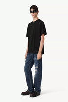 T-shirt nera con mini logo in gomma - YES SHOPT-shirtMM6 MAISON MARGIELASH2GC0051M20048-XXS7362075569871