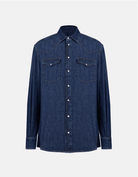 Camicia texana in denim - YES SHOPCamicieDONDUPUC343R DF0272U MY4-XXS
