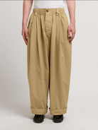 Pantalone con elastico in vita e piega alta beige - YES SHOPPantaloniMARNIPUMU0347G0USCZ2900W51-IT 42