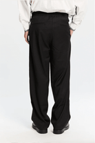 Pantalone loose fit nero con elastico in vita - YES SHOPPantaloniBONSAIPT005V1-XXS1489954952971