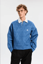 Felpa a polo scuba denim - YES SHOPFelpeBONSAISW002001-XXS5069954952971