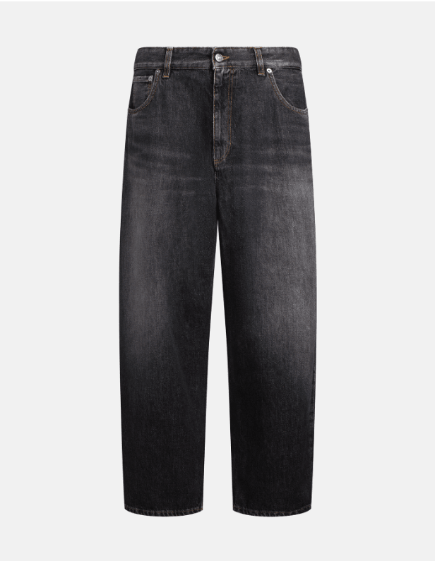 Jeans Anthony loose nero vintage - YES SHOPJeansDONDUPUP706 DFH339U MX3-W29