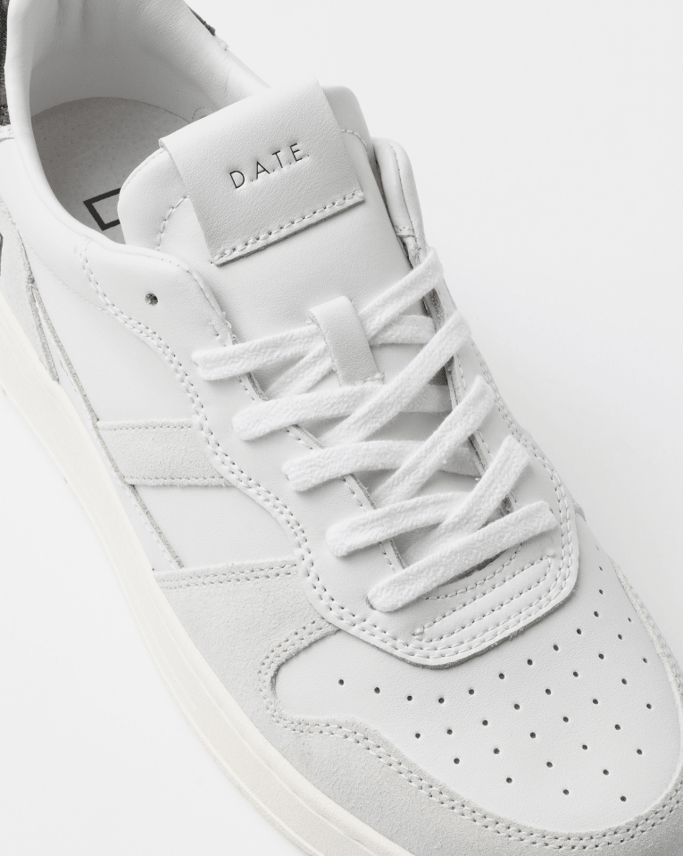 Sneakers Court 2.0 basic bianco e nero - YES SHOPSneakersD.A.T.EM441-C2-BA-WB-IT 387177214652771