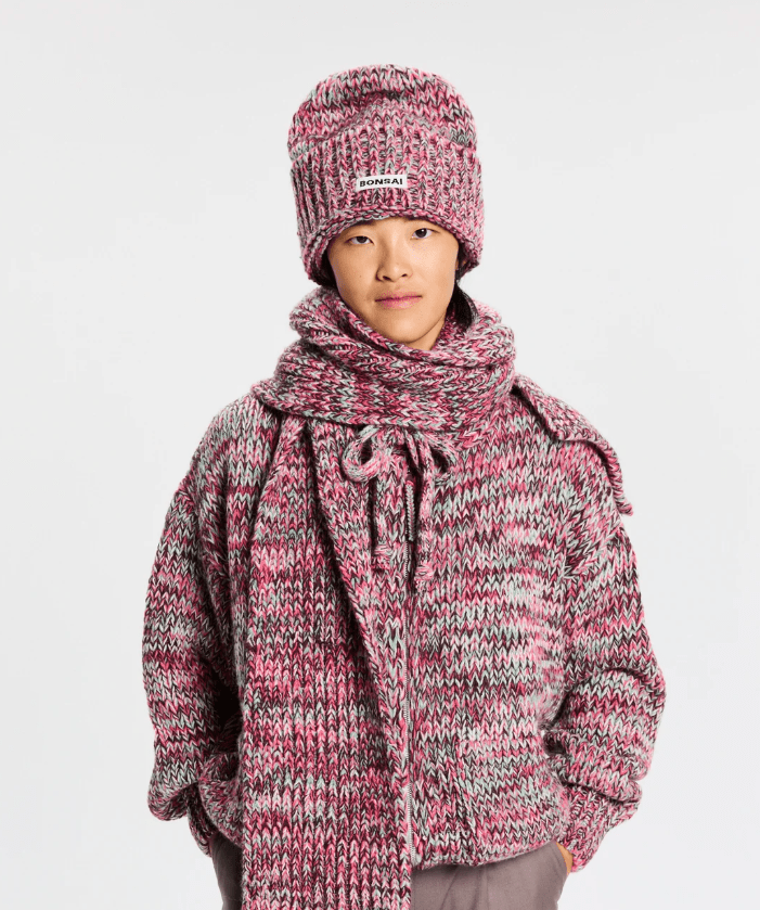 Cappello mouliné rosa - YES SHOPCappelliBONSAIAC003001-Taglia unica