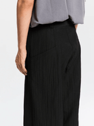Pantalone nero loose fit effetto stropicciato - YES SHOPPantaloniBONSAIPT016V2-XXS
