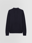 Maglia a polo in lana rasata blu notte - YES SHOPPoloALPHA STUDIOAU-7023B-IT 363995455091971