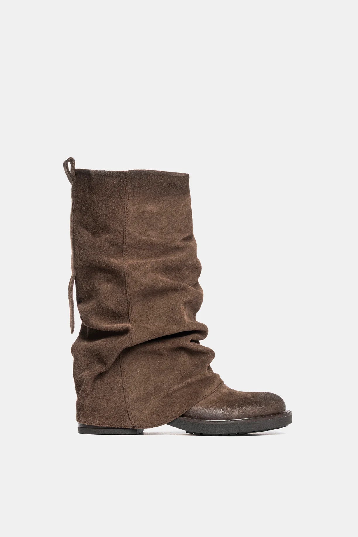 Stivali Biker in Camoscio Marrone: Eleganza e Robustezza