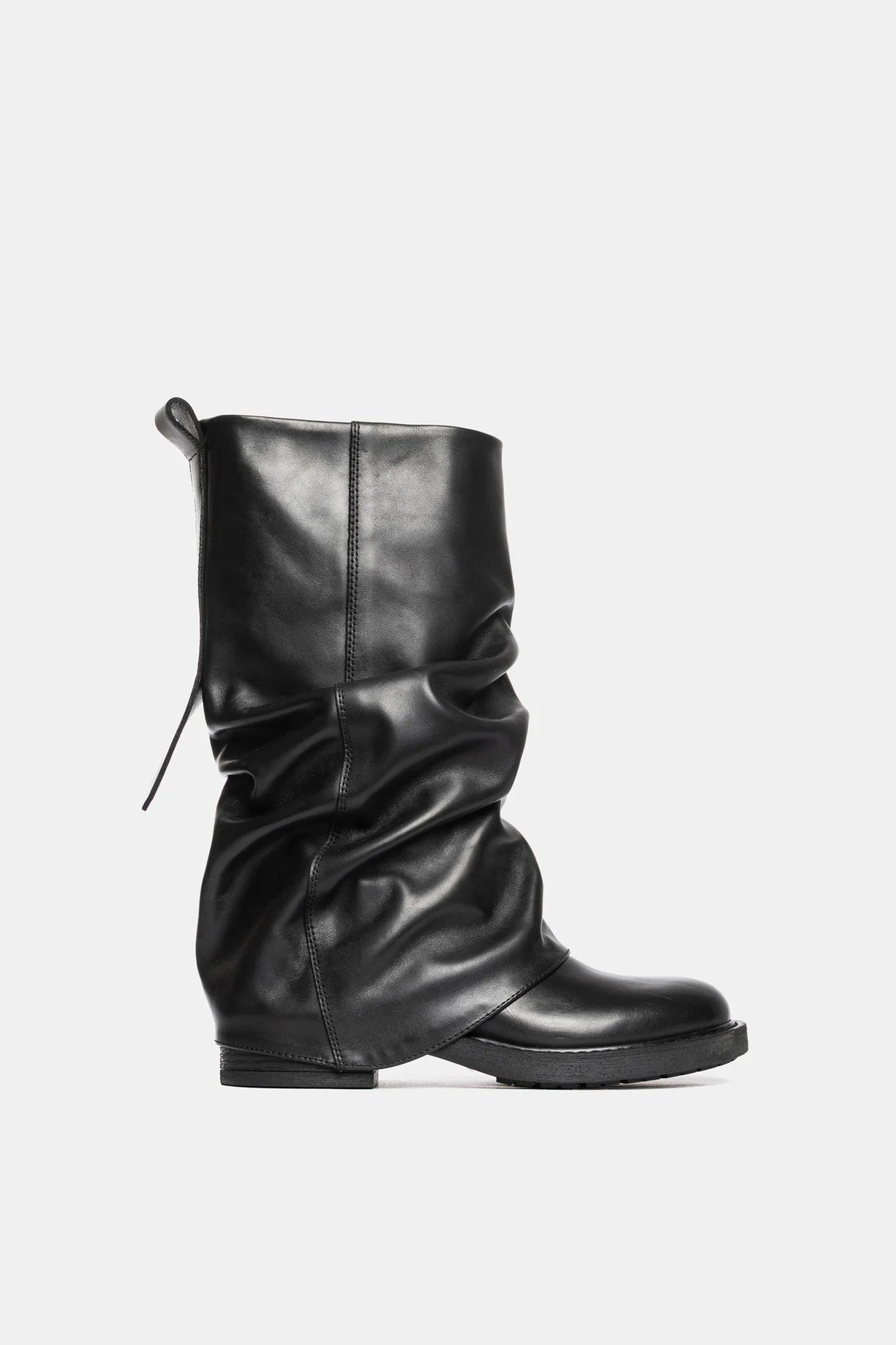 Stivali Biker in Vitello Nero - Dettagli e Caratteristiche