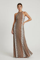 Abito lungo Tony sea weave in raschel marrone degradè - YES SHOPAbitiMC2 SAINT BARTHTOY0001/01846L-XXS3268349676771