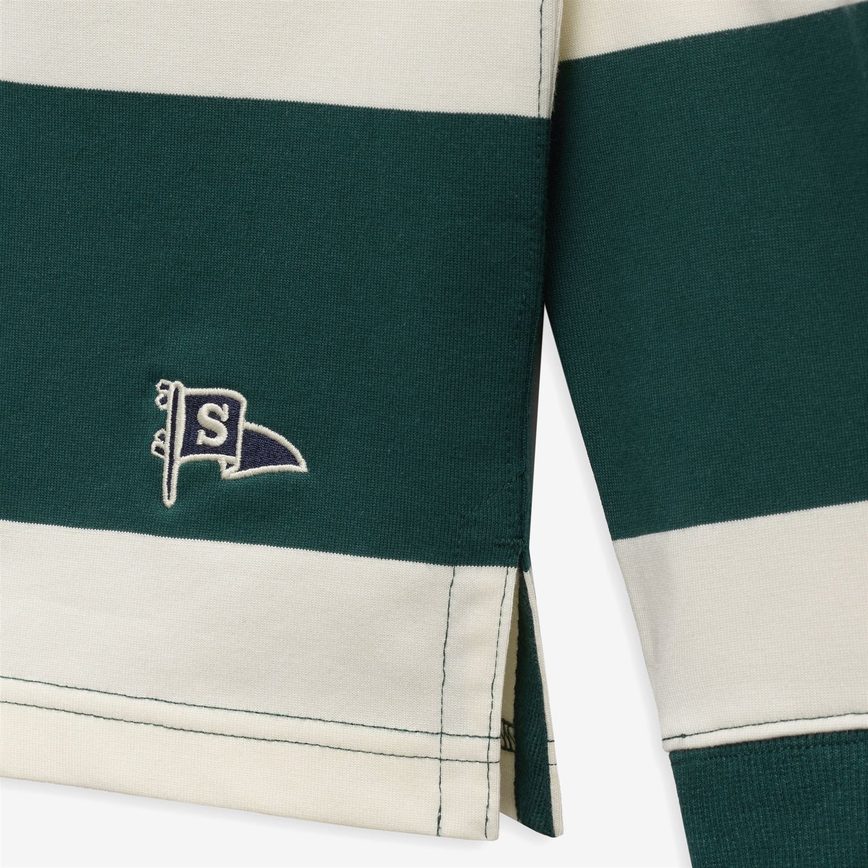 Polo manica lunga a righe panna/verde - YES SHOPPoloSEBAGO731262W-XXS6740987272771
