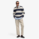 Polo manica lunga a righe panna/blu - YES SHOPPoloSEBAGO731262W-XXS7540987272771
