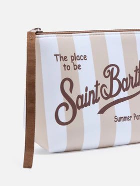 Pochette Aline in scuba a righe beige - YES SHOPPochetteMC2 SAINT BARTHALIN001-Taglia unica7535104964771
