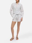 Camicia Brigitte in seersucker bianca - YES SHOPCamicieMC2 SAINT BARTHBRIG001/00799L-XXS3260756742771