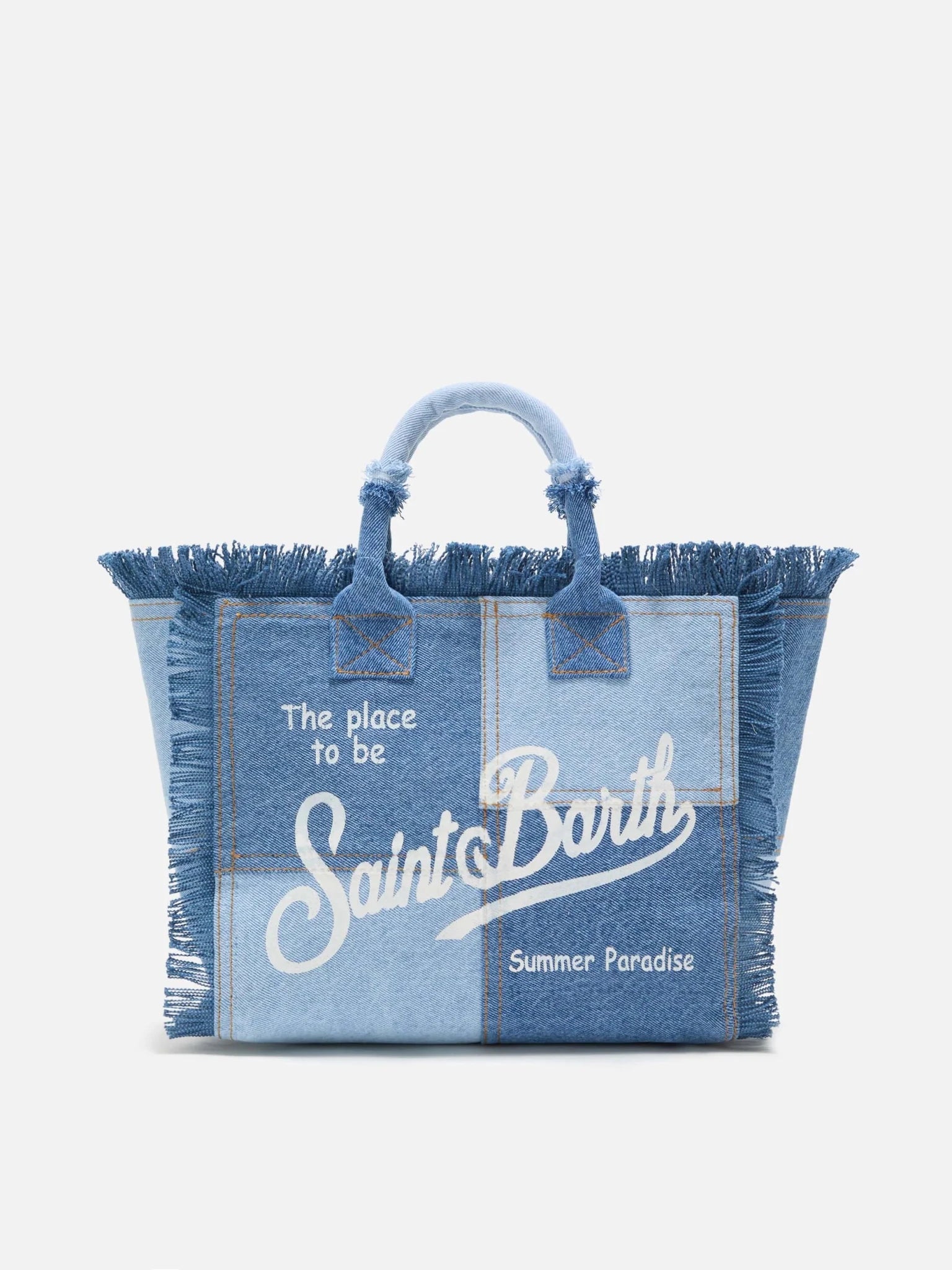 Borsa Colette in denim patchwork - YES SHOPBorse a manoMC2 SAINT BARTHCOL0001/00402L-Taglia unica5615556742771